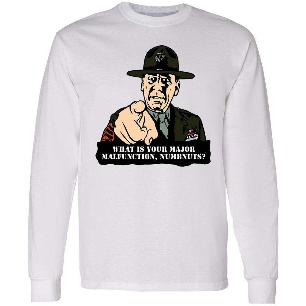 Long Sleeve T-Shirt - M9915R46 - White - 1