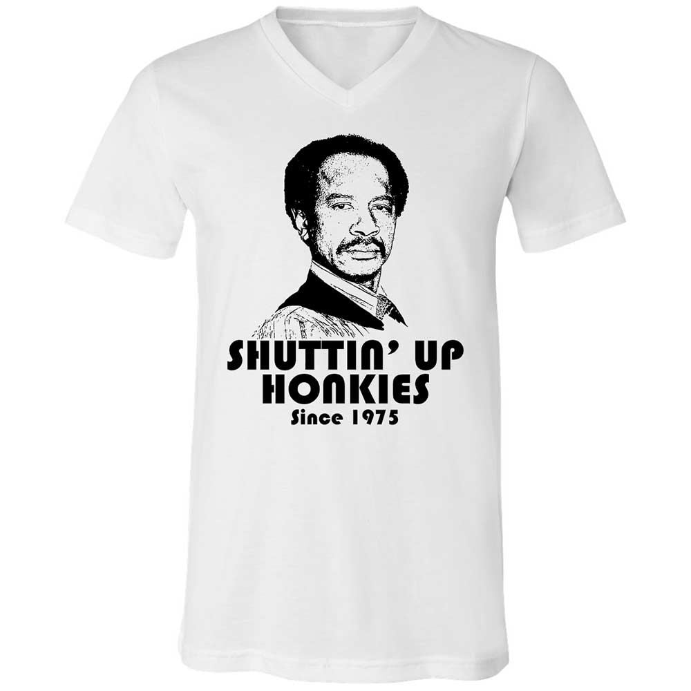 Unisex V-Neck T-Shirt - 3W5CUR5W - White - 1