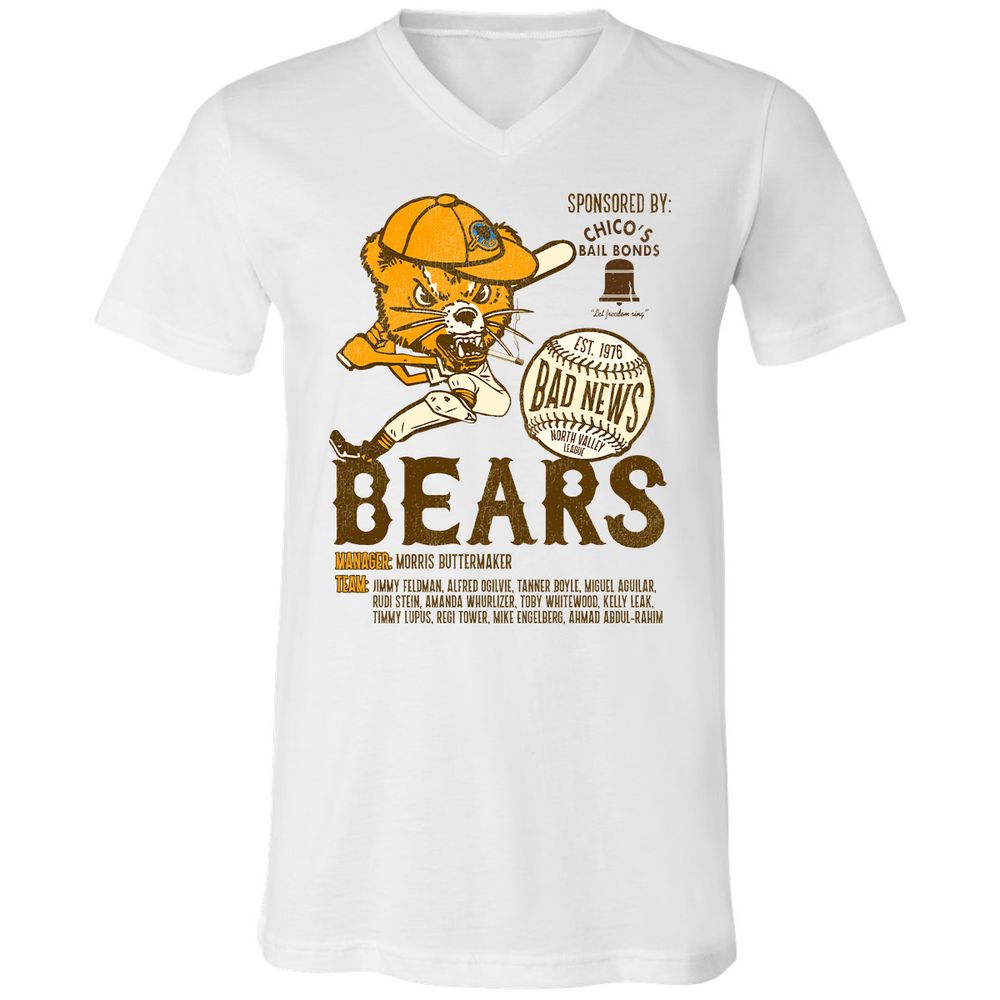 Unisex V-Neck T-Shirt - HV6RQVXQ - White - 1