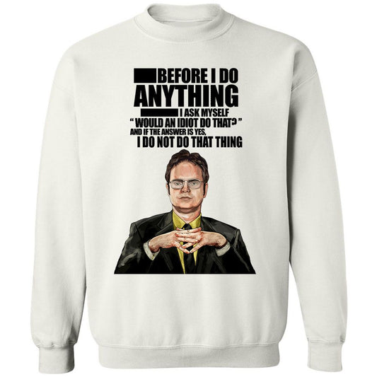 Classic Unisex Sweatshirt - 4LKGQU86 - White - 1