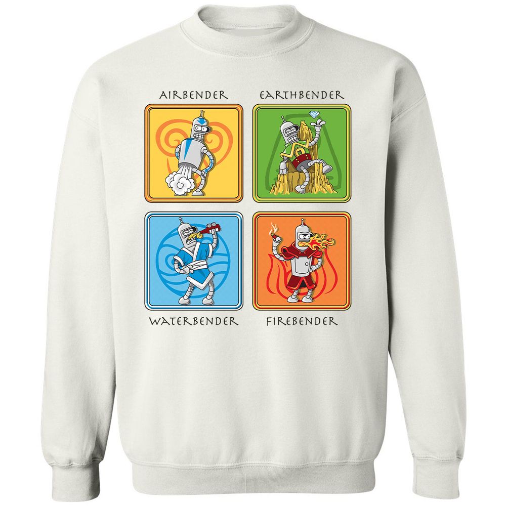 Classic Unisex Sweatshirt - EMV3DF6T - White - 1
