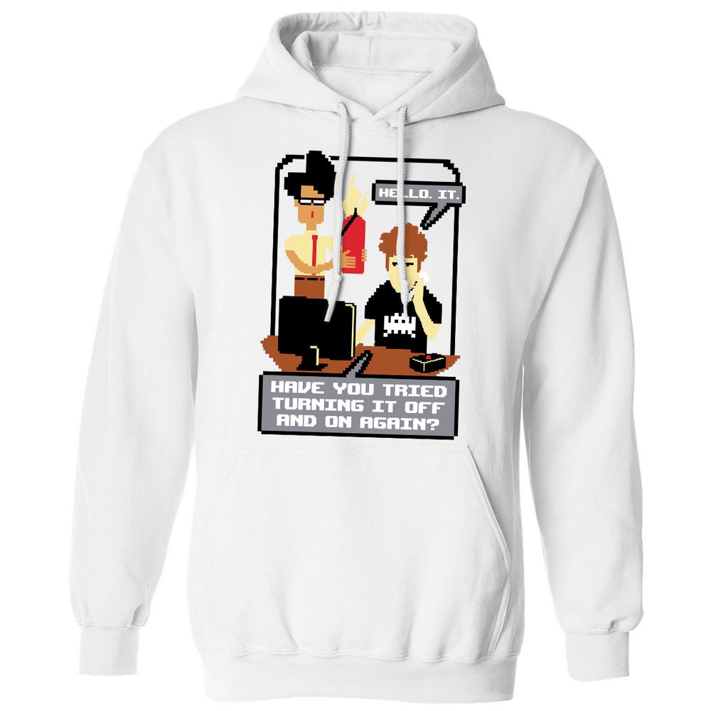 Classic Unisex Hoodie - 65CW2TKZ - White - 1