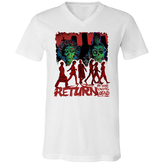 Unisex V-Neck T-Shirt - YMSG5THG - White - 1