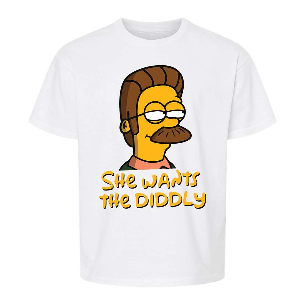 She Wants The Diddly - White - 1