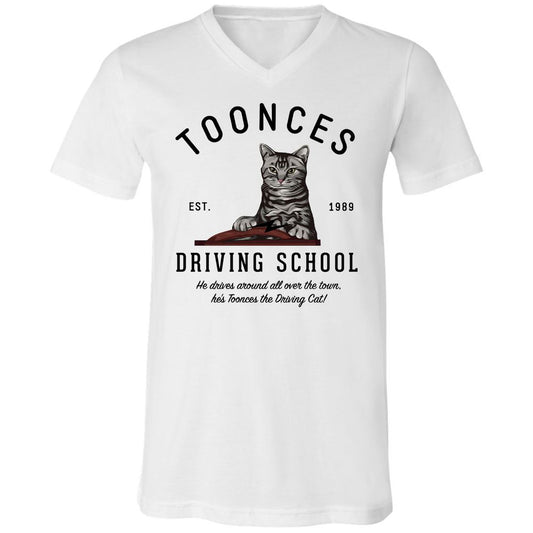 Funny Cat Driving School - White - 1