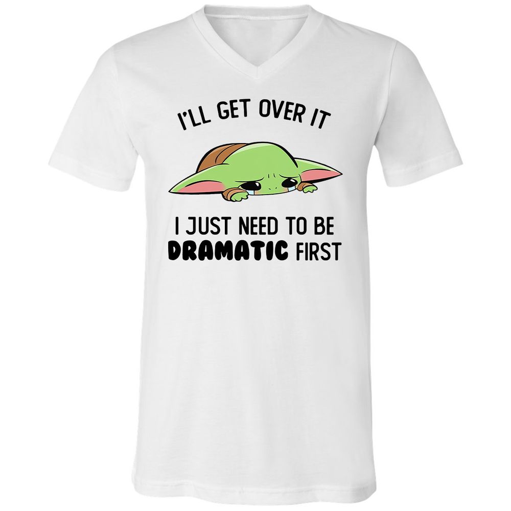 Unisex V-Neck T-Shirt - F3ZSKHFB - White - 1