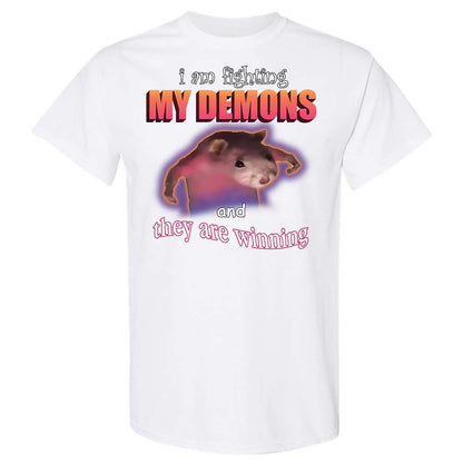 I'm fighting my demons - White - 1