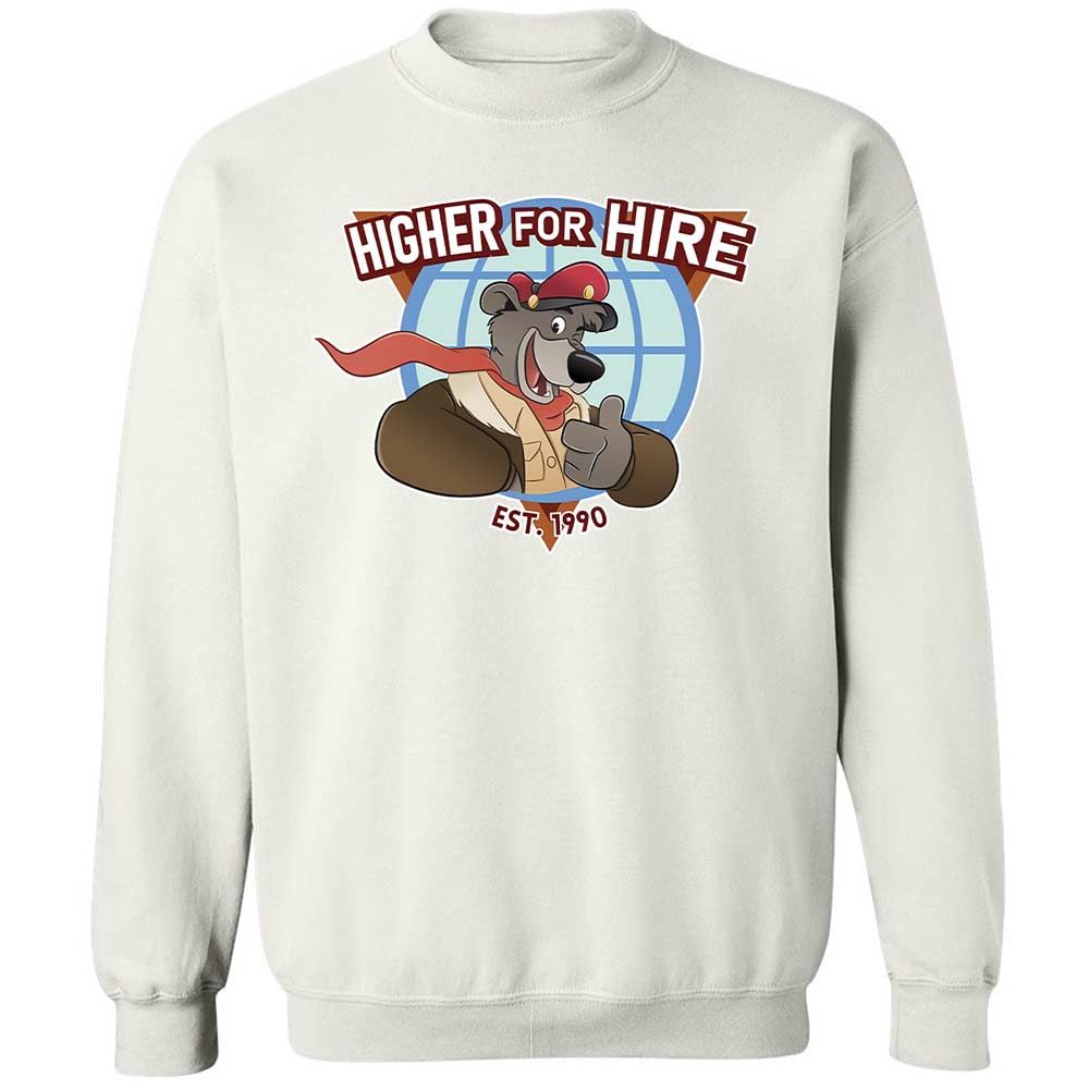 Higher for Hire - White - 1