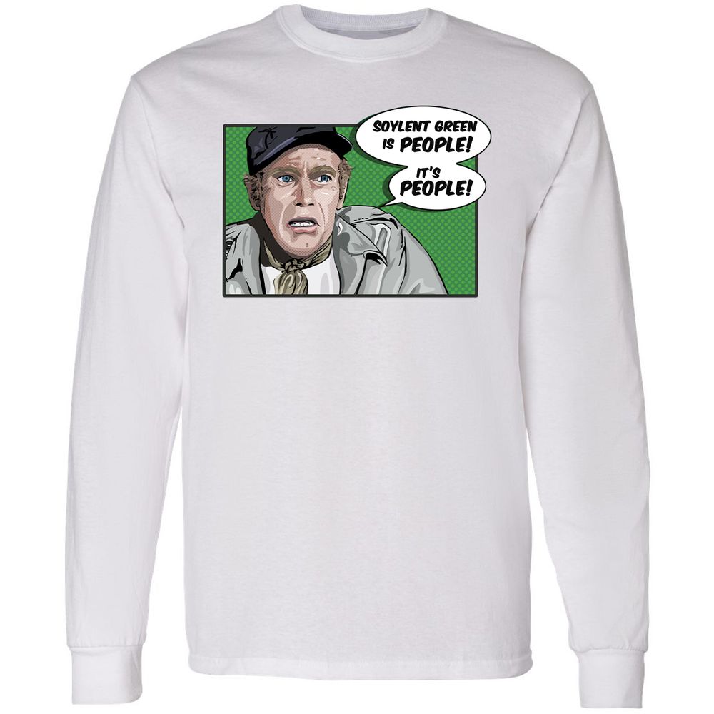 Long Sleeve T-Shirt - NUJ542B9 - White - 1