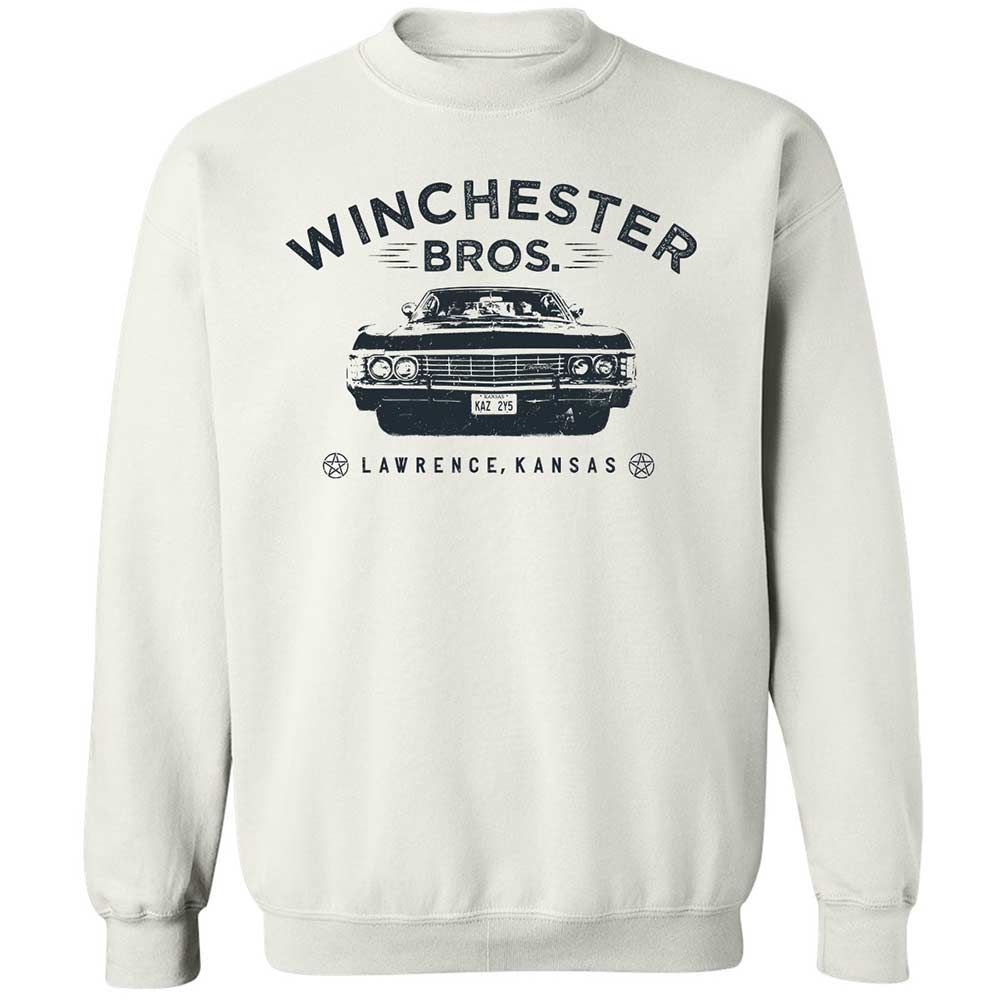 Classic Unisex Sweatshirt - 5H33U7FQ - White - 1