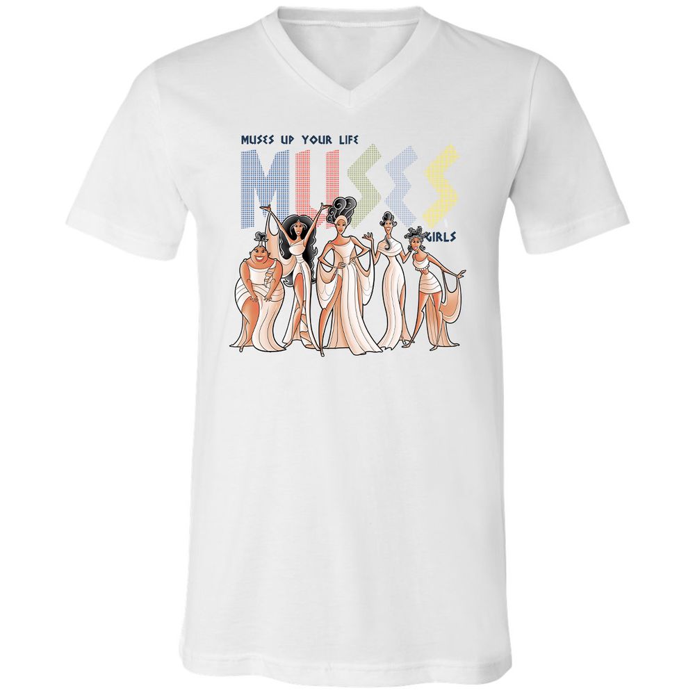 Unisex V-Neck T-Shirt - KL3G6MM6 - White - 1
