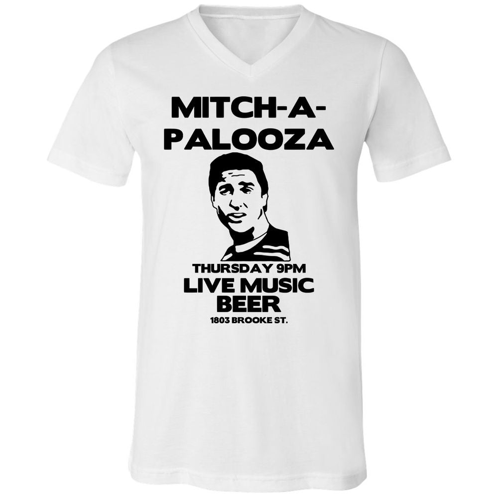 Unisex V-Neck T-Shirt - 63FYL2BA - White - 1