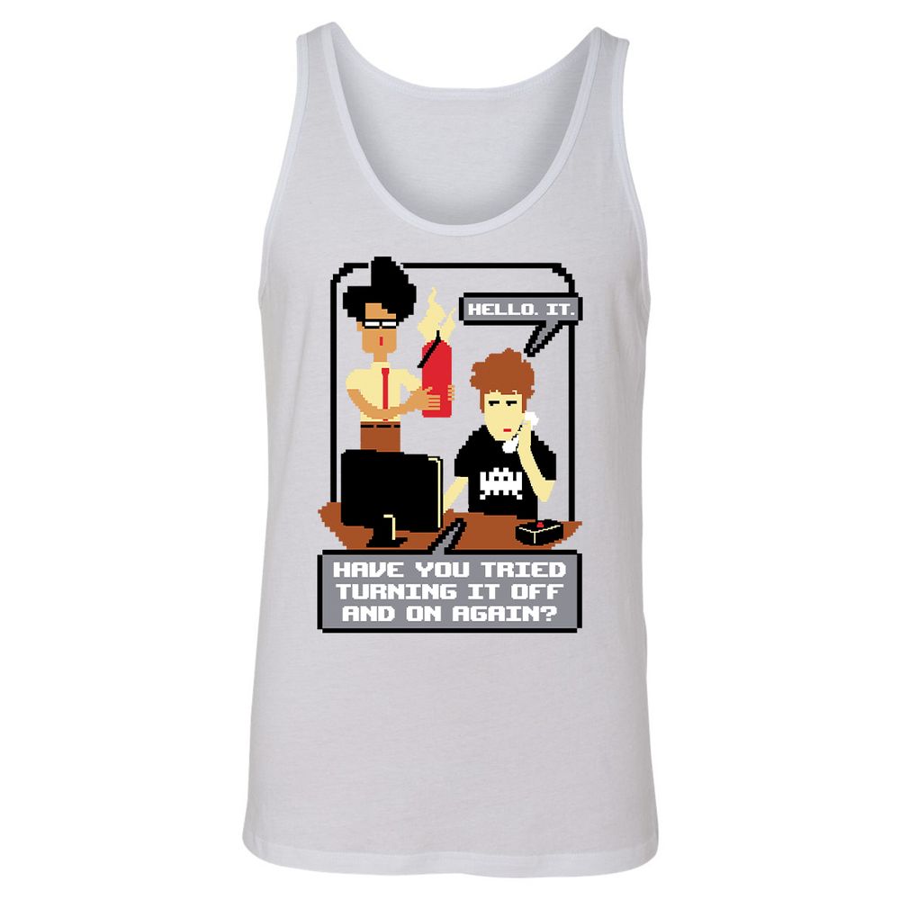 Unisex Jersey Tank - 2VDKFLNC - White - 1