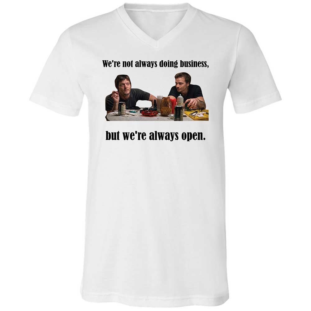 Unisex V-Neck T-Shirt - TV2ACB27 - White - 1