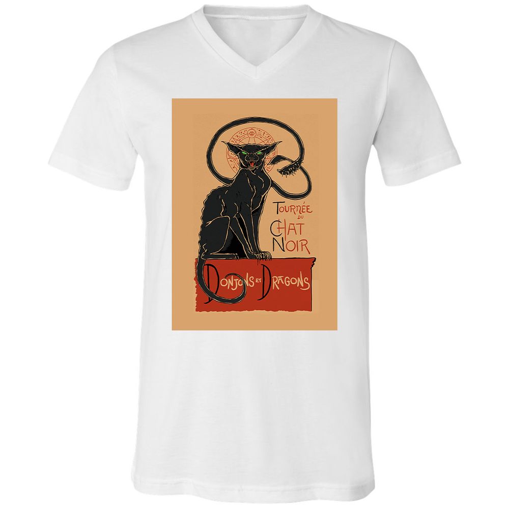 Unisex V-Neck T-Shirt - TVKTD76Q - White - 1