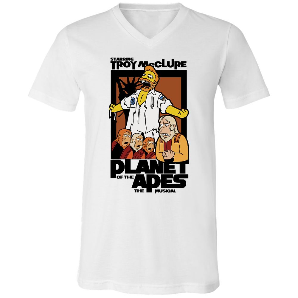 Stop the Planet of the Apes - White - 1