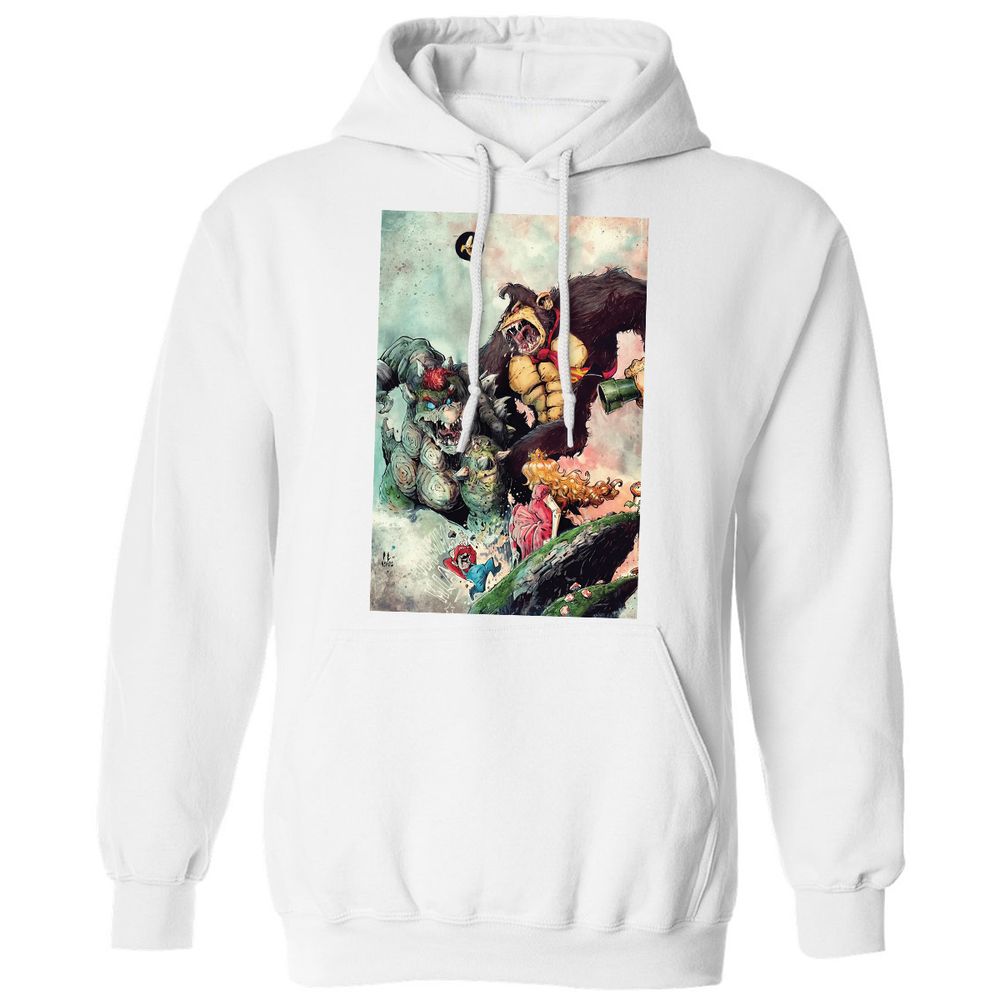 Classic Unisex Hoodie - 7RJMV1F2 - White - 1
