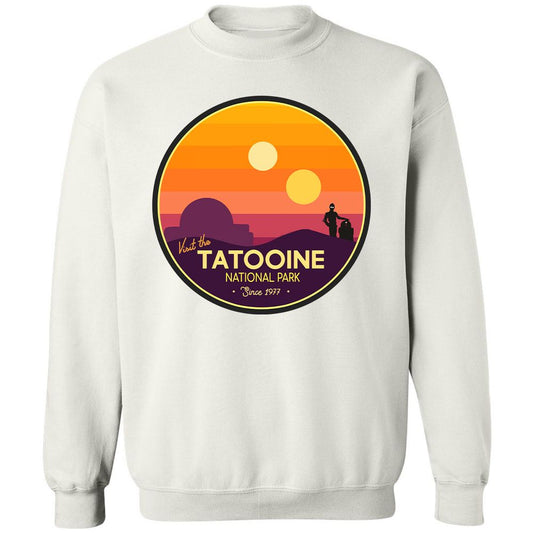 Classic Unisex Sweatshirt - HTQAB5WJ - White - 1