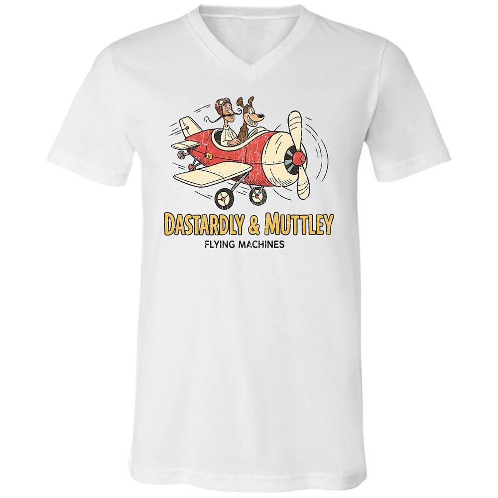 Unisex V-Neck T-Shirt - TFMP1BJZ - White - 1