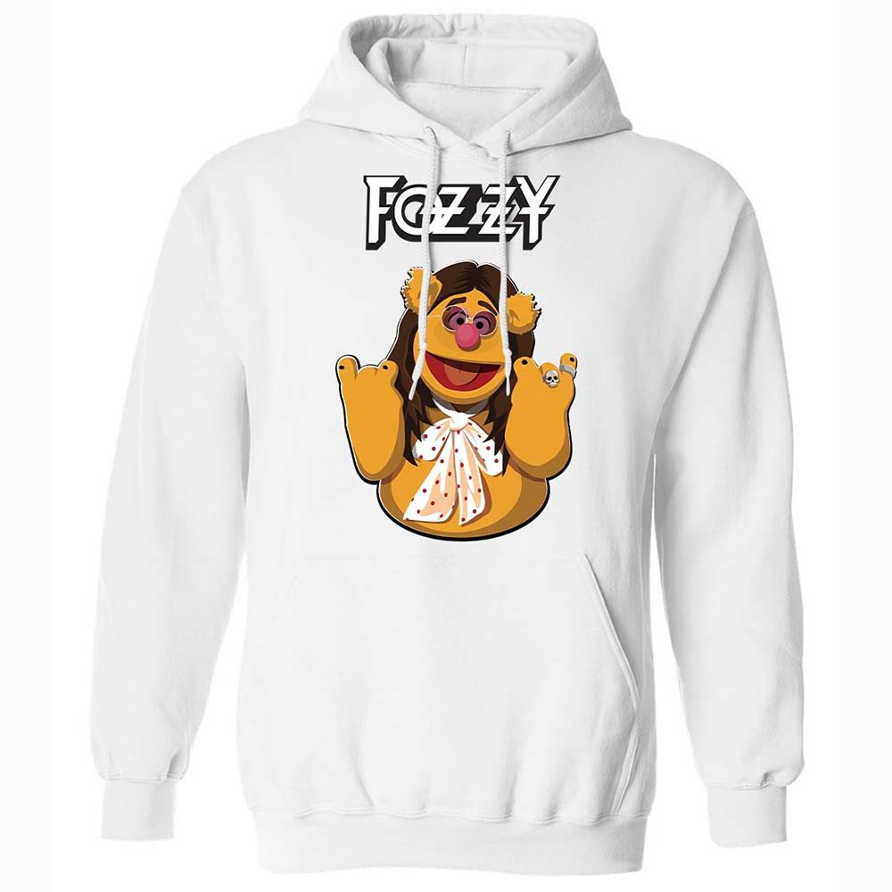 Fozzie Muppet as Rockstar - White - 1
