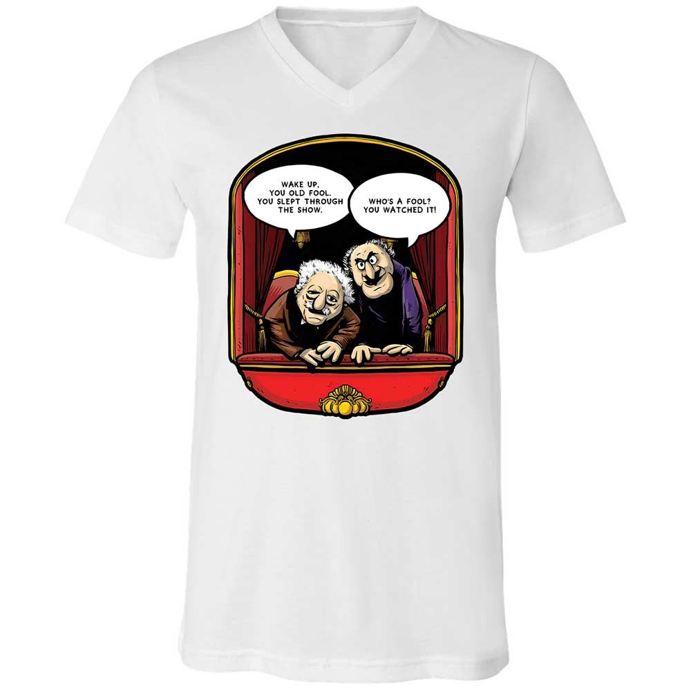 Statler and Waldorf (Wake Up) - White - 1