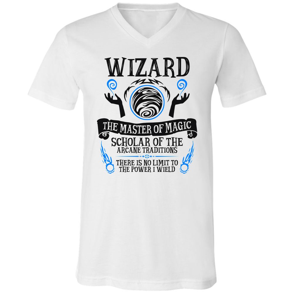 Unisex V-Neck T-Shirt - RWEK8PFQ - White - 1