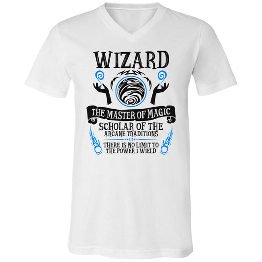 Unisex V-Neck T-Shirt - RWEK8PFQ - White - 1