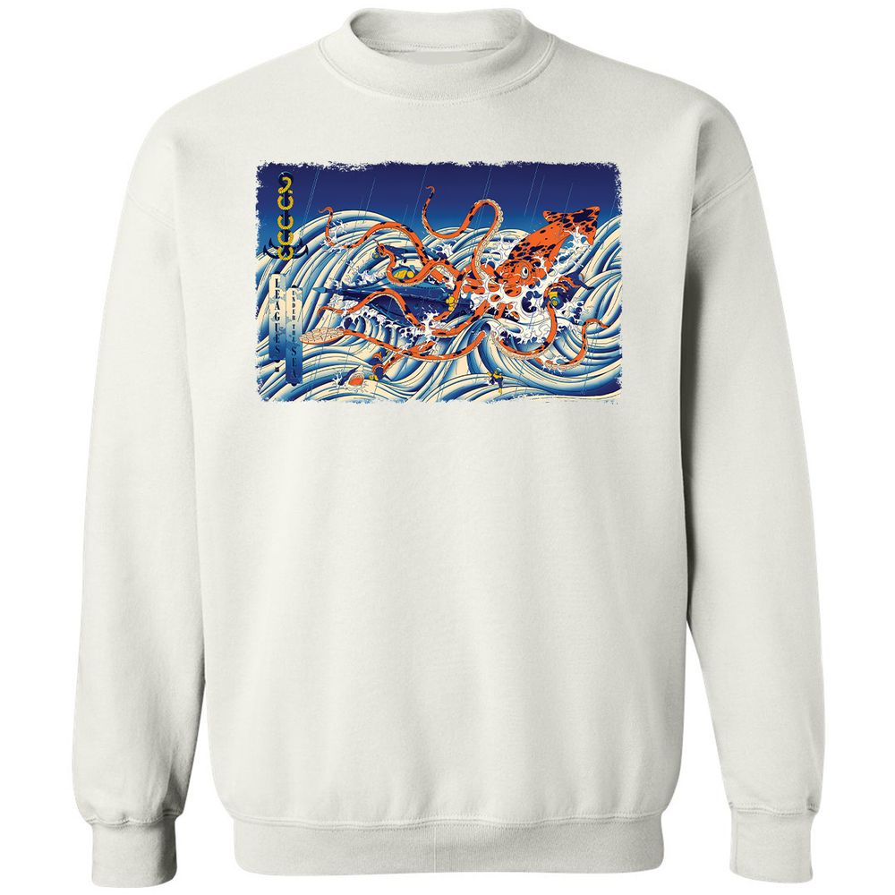 Classic Unisex Sweatshirt - B91HQZ55 - White - 1
