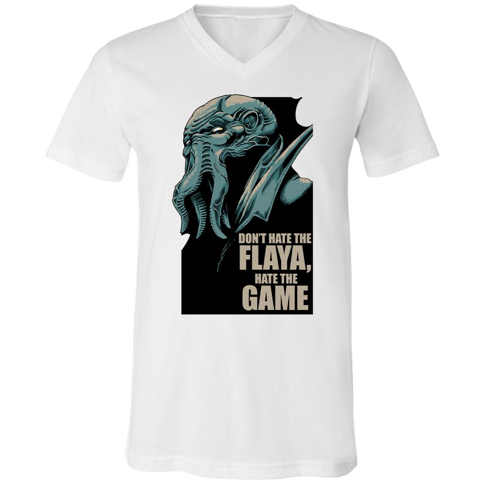 Unisex V-Neck T-Shirt - TU2GQBVR - White - 1