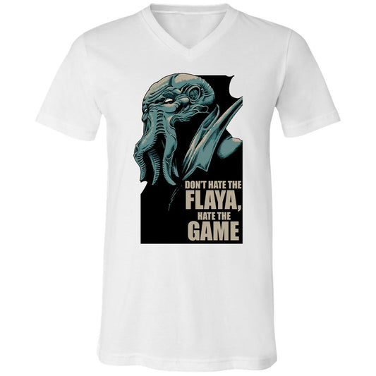 Unisex V-Neck T-Shirt - TU2GQBVR - White - 1