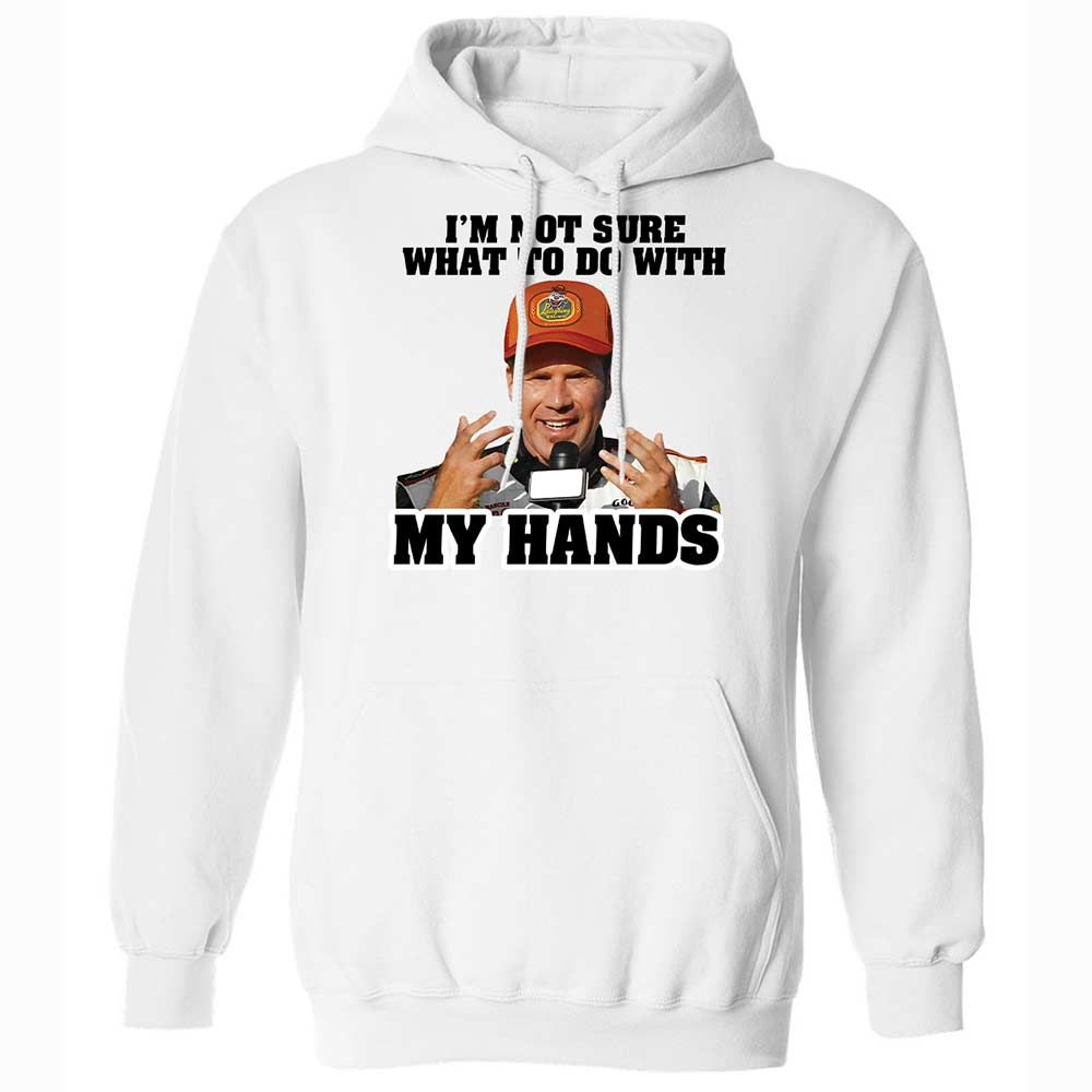 I'm Not Sure What To Do With My Hands - White - 1
