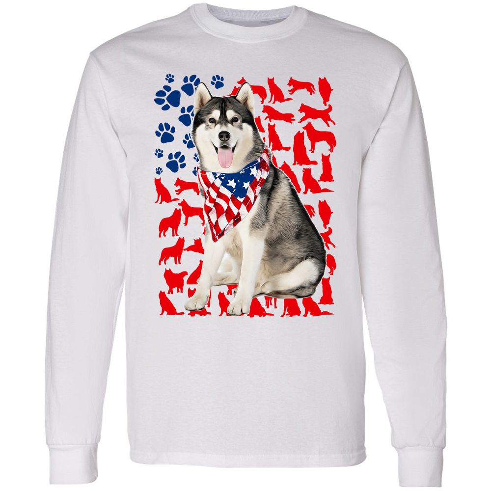 Long Sleeve T-Shirt - GG1JBGYU - White - 1