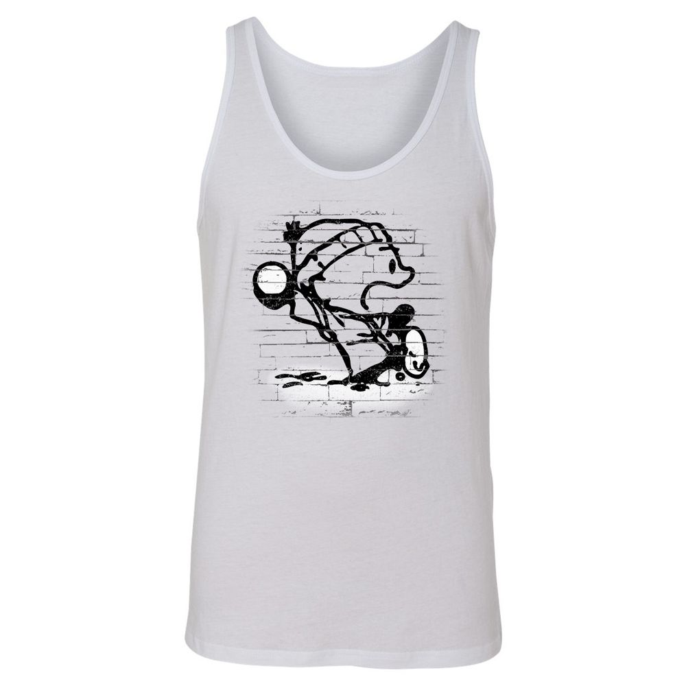 Unisex Jersey Tank - H4KDJTKC - White - 1