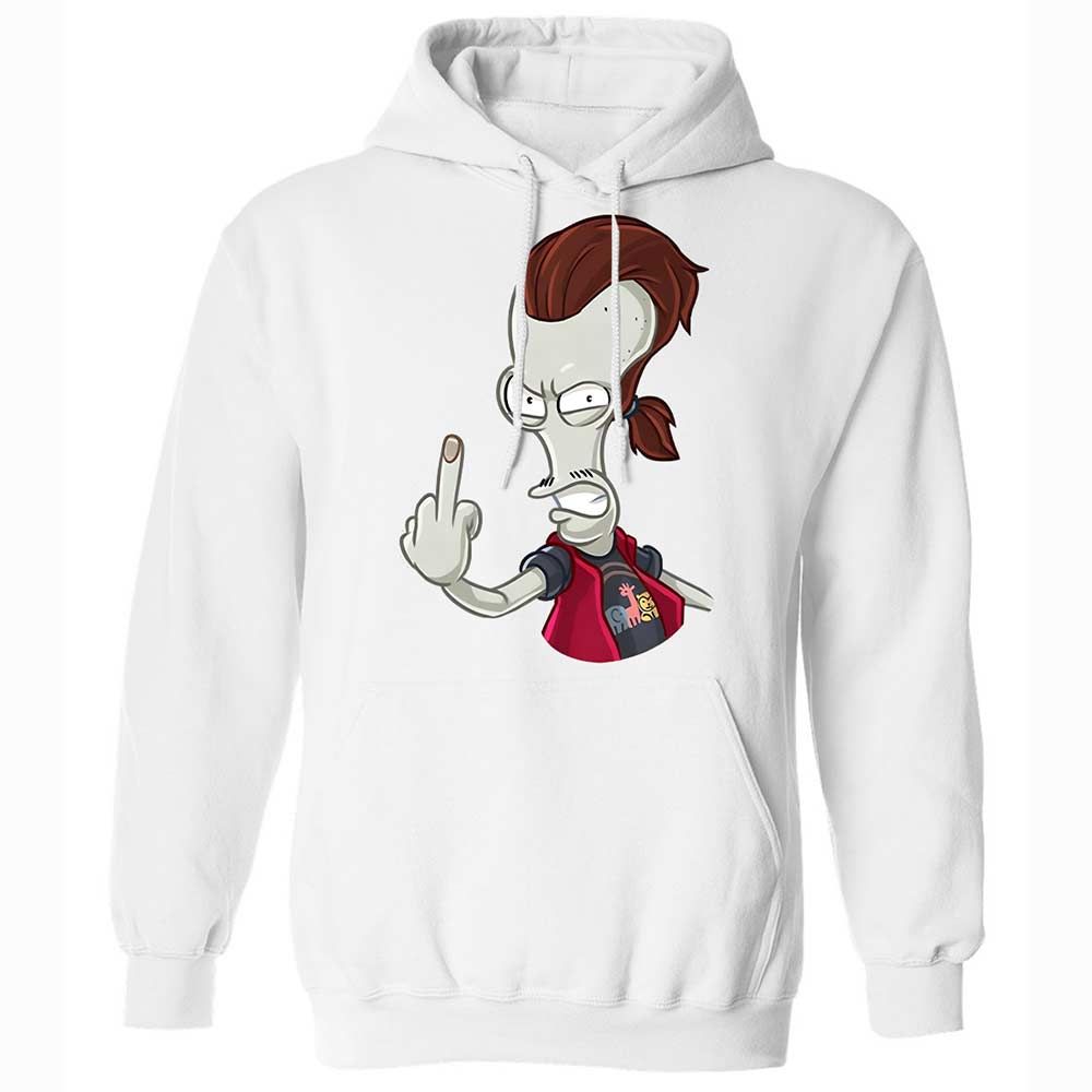 Classic Unisex Hoodie - UF1L7RK8 - White - 1