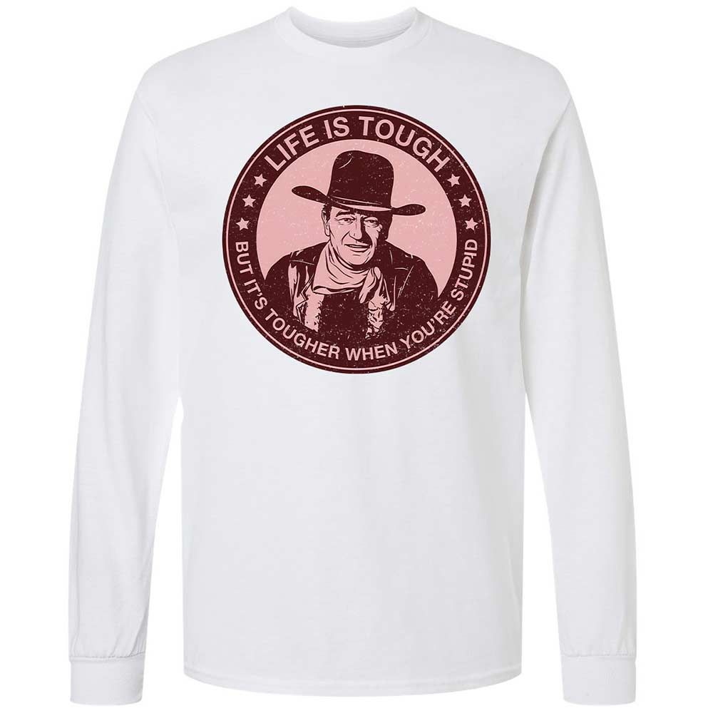 Long Sleeve T-Shirt - E6ZMKBBC - White - 1