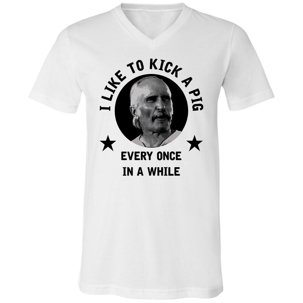 I like to kick a pig - White - 1