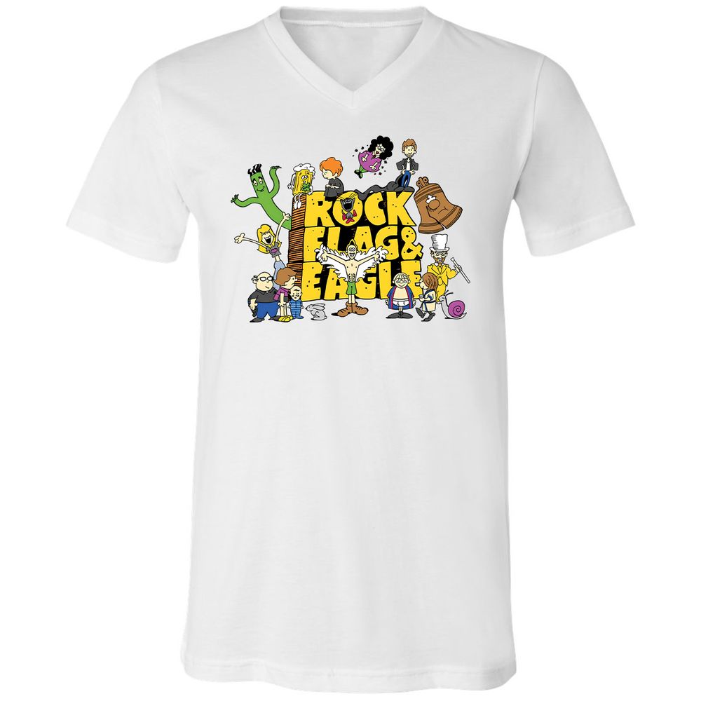 Unisex V-Neck T-Shirt - G2UG4R2C - White - 1