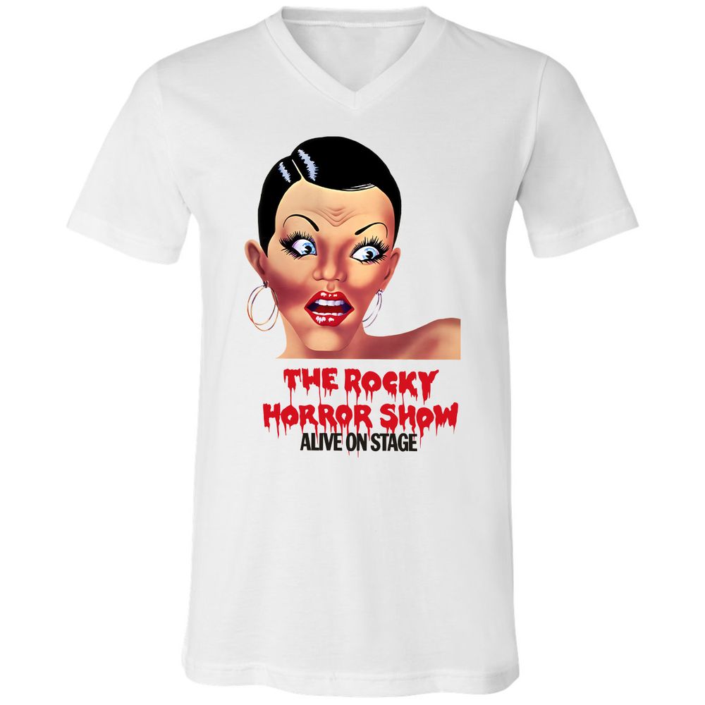 Unisex V-Neck T-Shirt - T3EACHTJ - White - 1