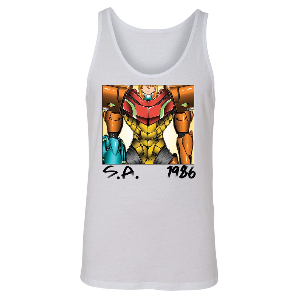 Unisex Jersey Tank - 5D5QZ9D7 - White - 1