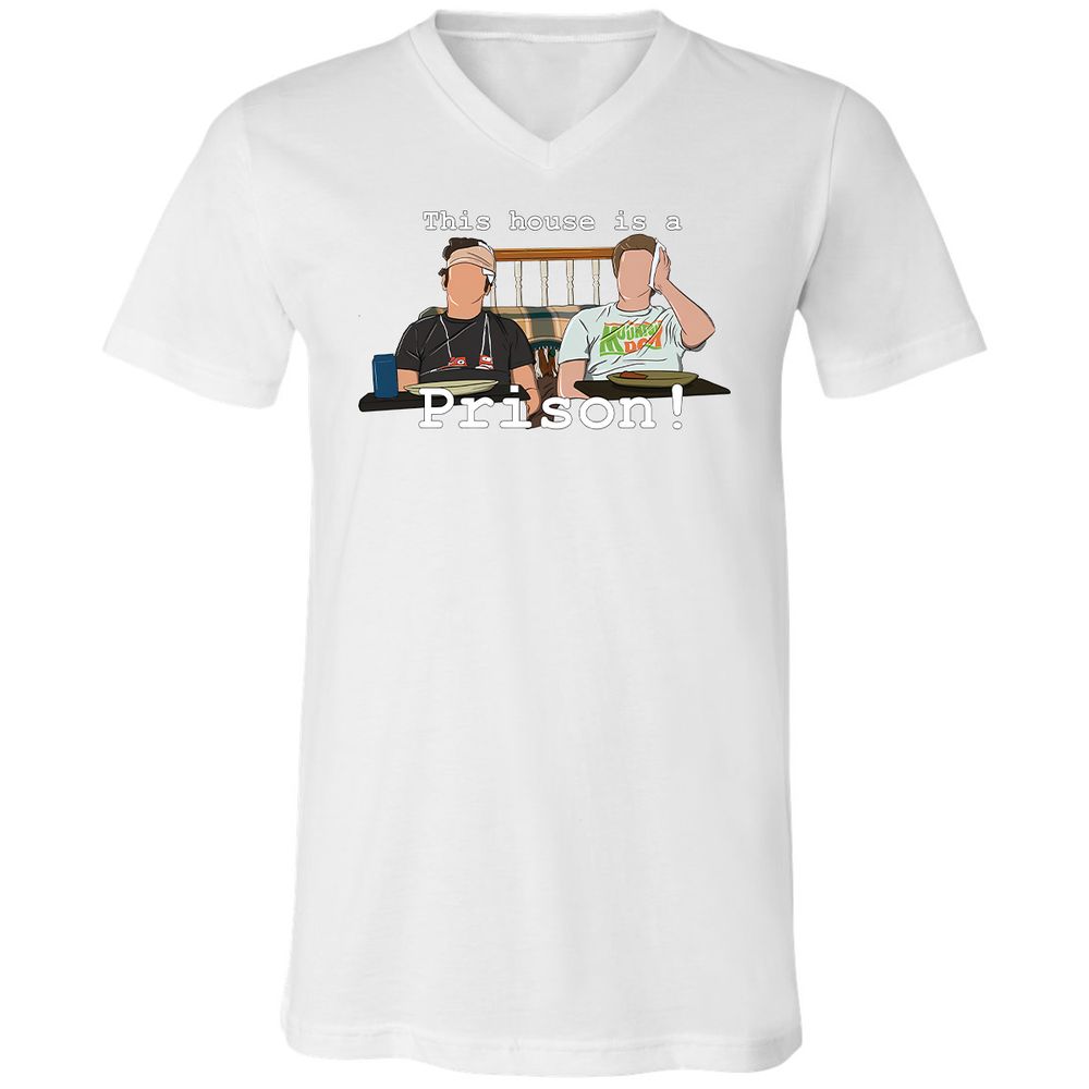 Unisex V-Neck T-Shirt - 2W476TUU - White - 1