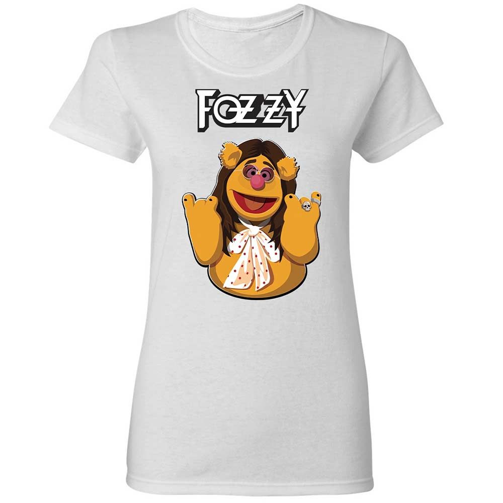 Fozzie Muppet as Rockstar - White - 1