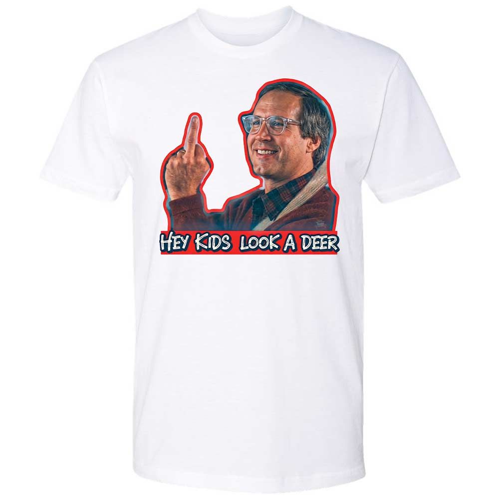 Hey Kids, Look a Deer - White - 1