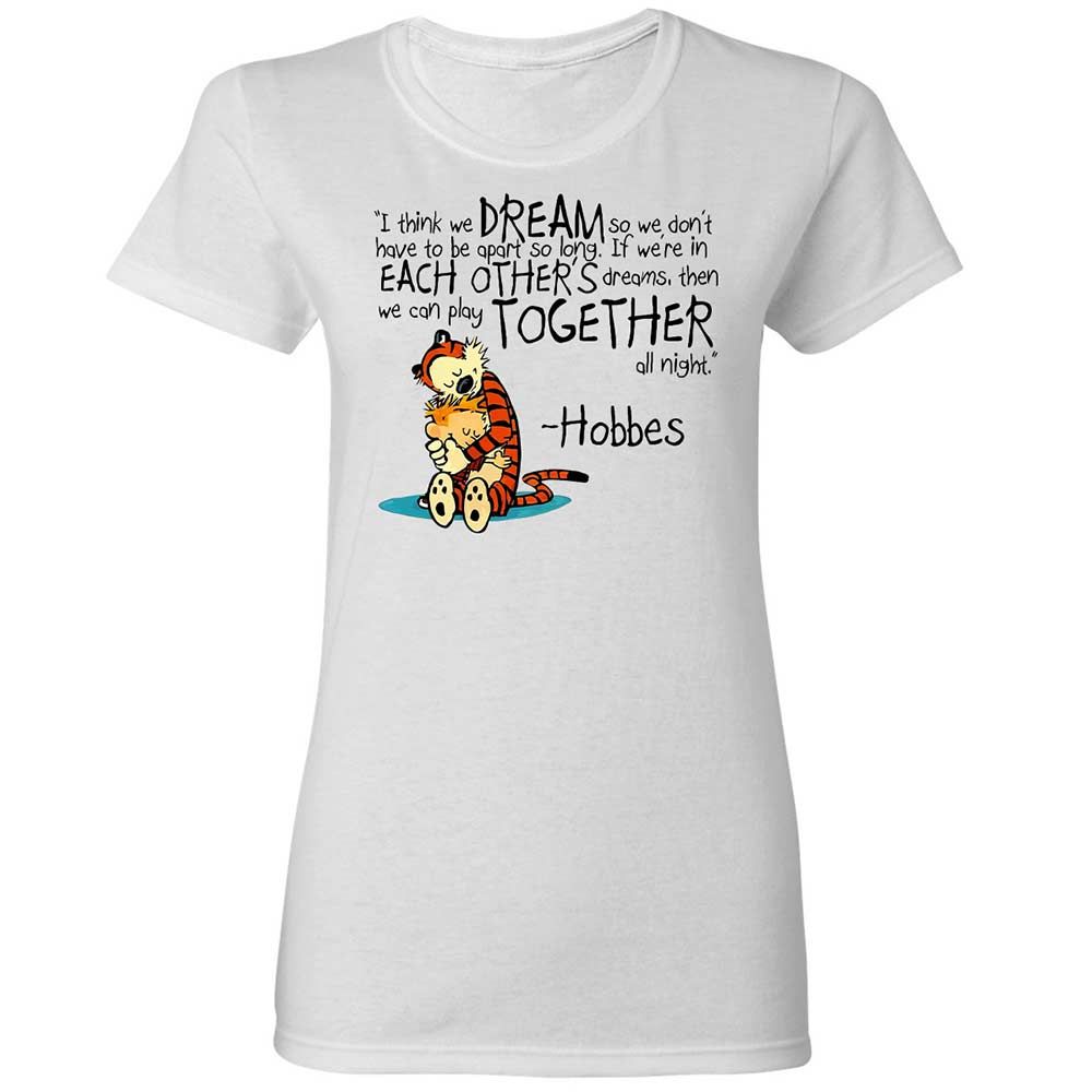 Calvin Hobbes Dreams - White - 1