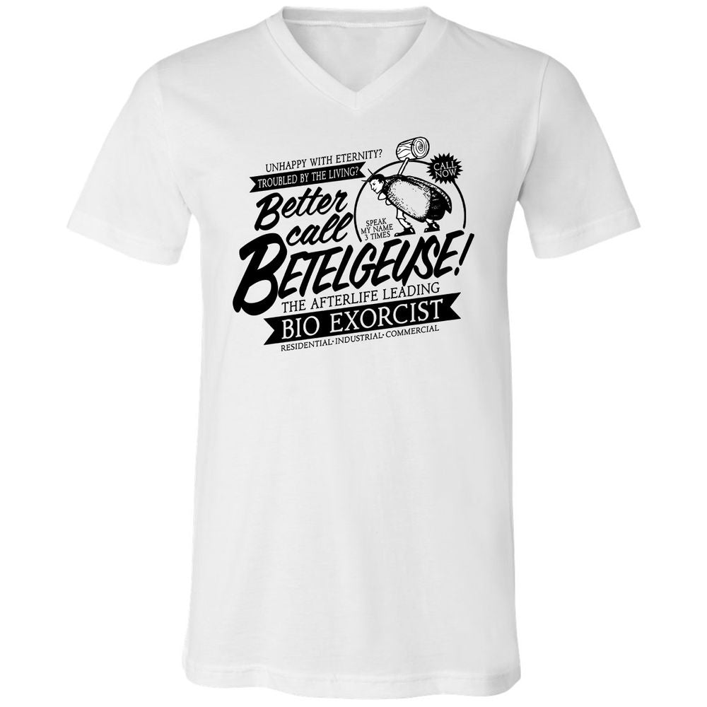 Unisex V-Neck T-Shirt - FLCZR5Z3 - White - 1