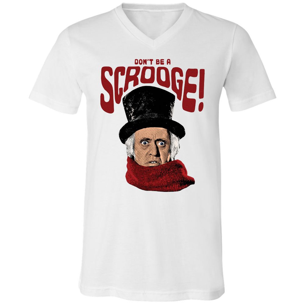 Unisex V-Neck T-Shirt - ZGYCX9JE - White - 1