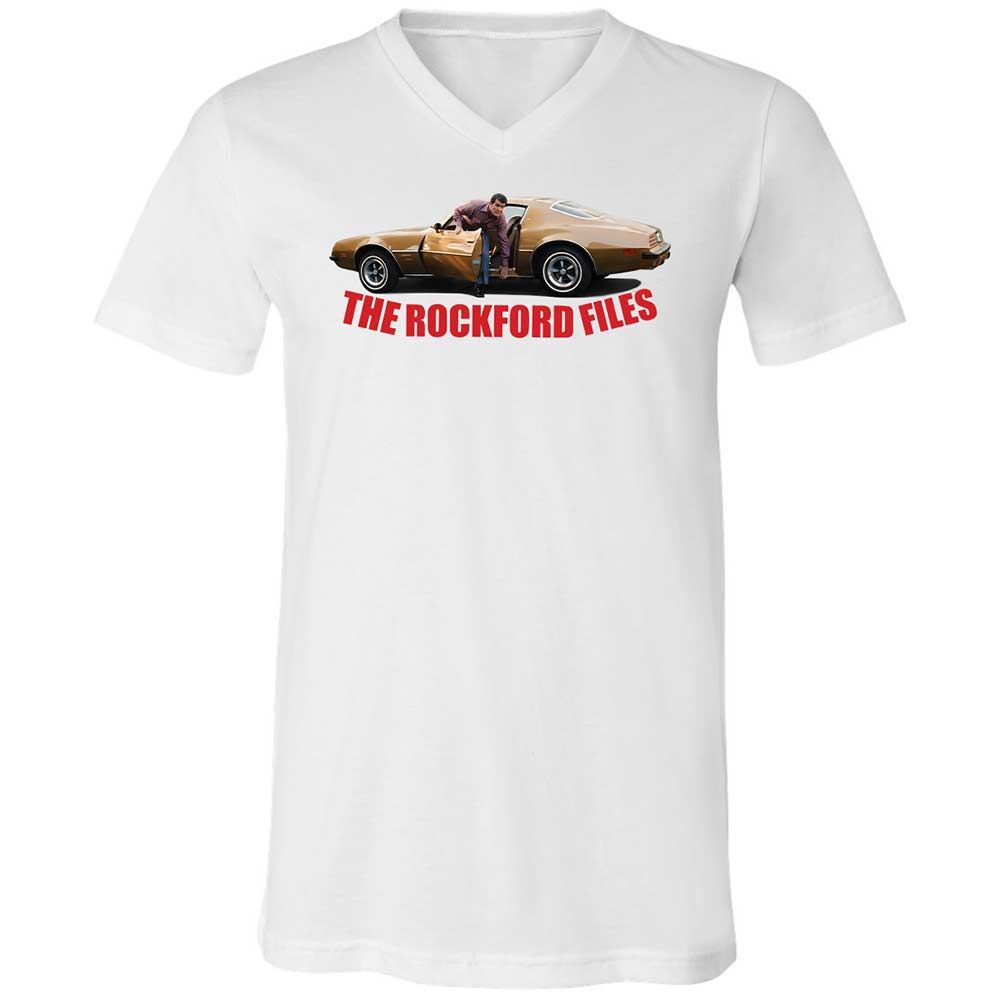 Unisex V-Neck T-Shirt - QSLY9VCD - White - 1