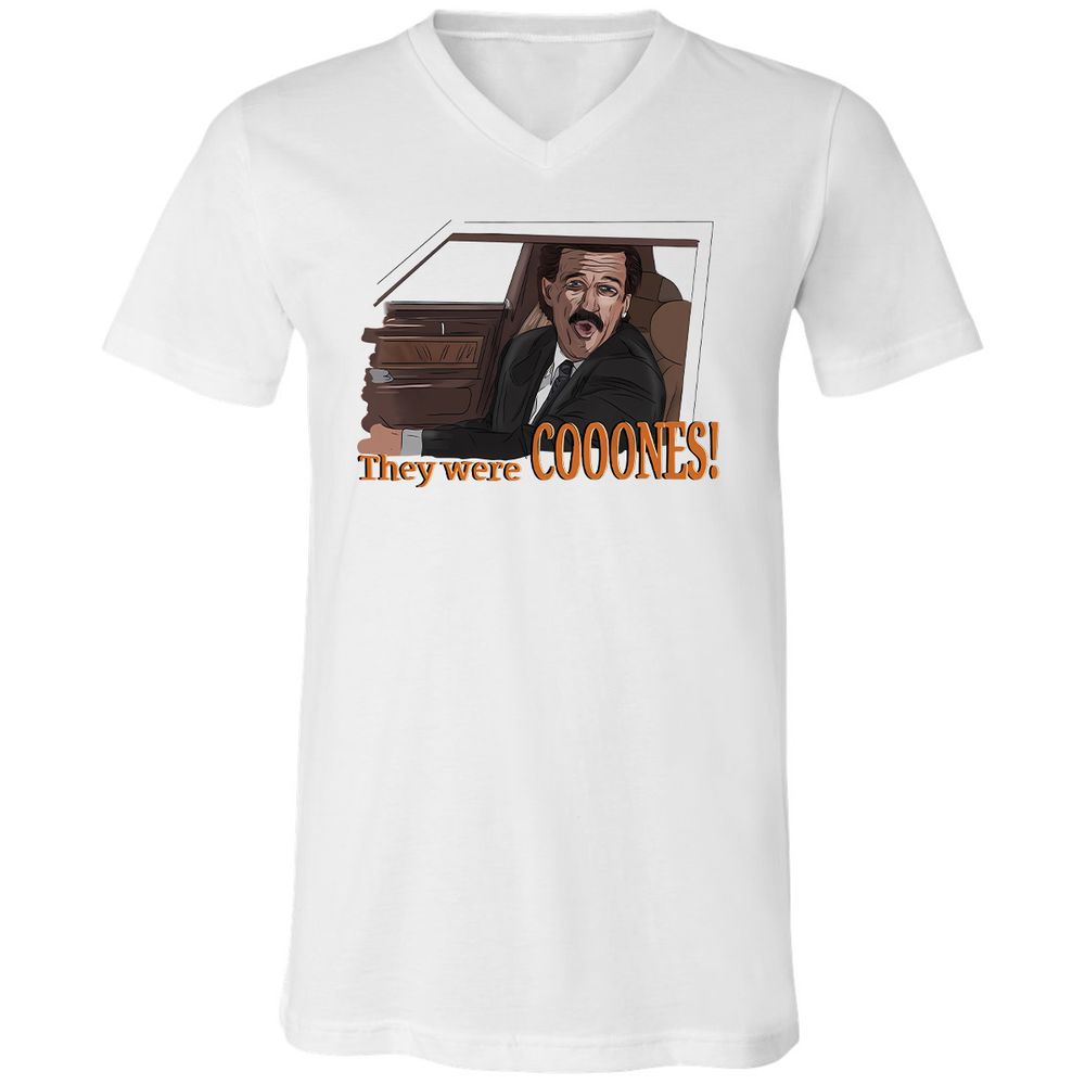 Unisex V-Neck T-Shirt - WS6JSYWS - White - 1