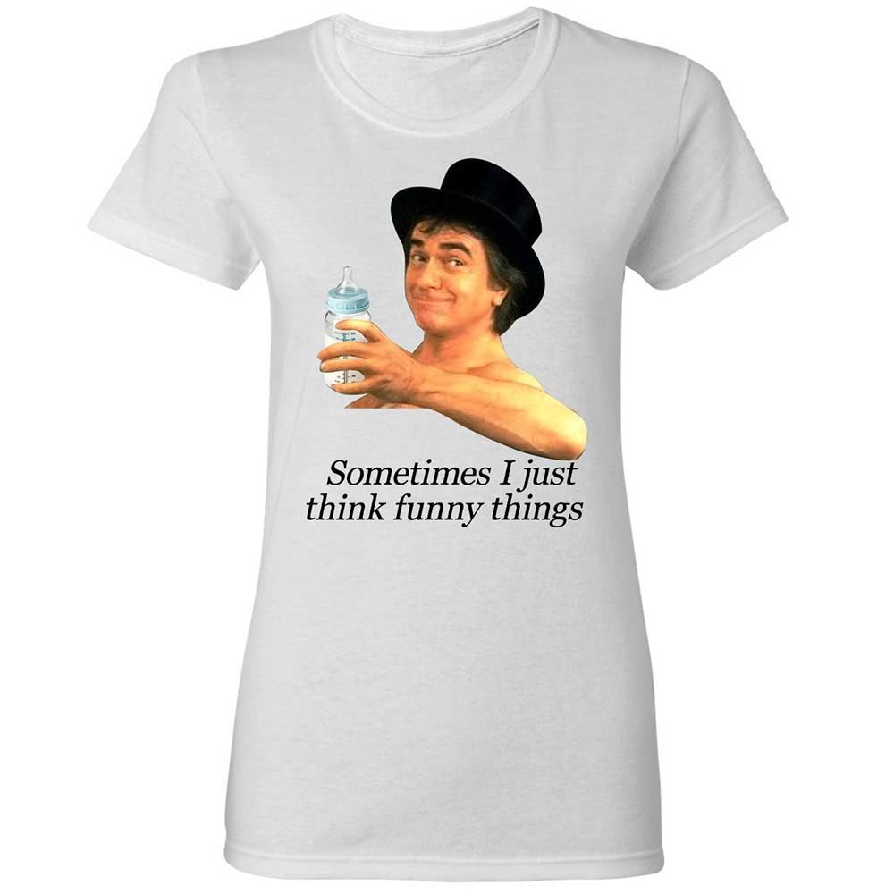 Sometimes I just think funny things - White - 1