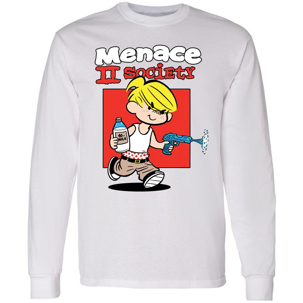 Long Sleeve T-Shirt - KP2MYNV7 - White - 1