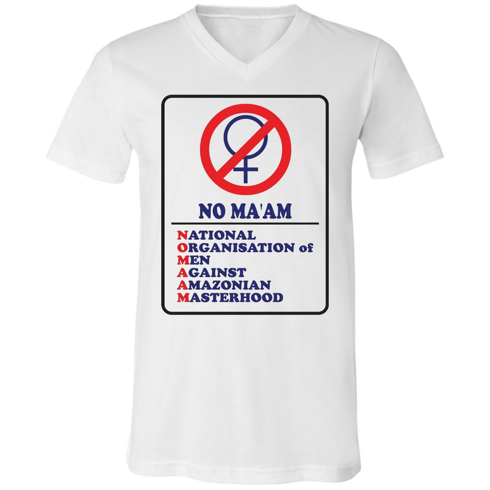 Unisex V-Neck T-Shirt - 324R1Q4L - White - 1